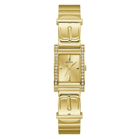 The Watch Boutique Guess Sasha Gold Stainless Steel Crystal-Accented Quartz Watch