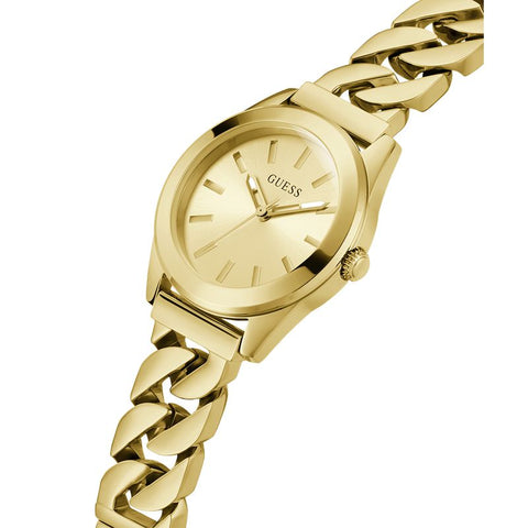 The Watch Boutique Guess Serena Champagne Dial Analog Watch