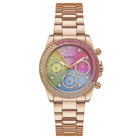 The Watch Boutique Guess Sol Rose Gold Tone Analog Ladies Watch GW0483L3