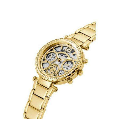 The Watch Boutique Guess Solstice Gold Tone Multi-Function Ladies Watch GW0403L2