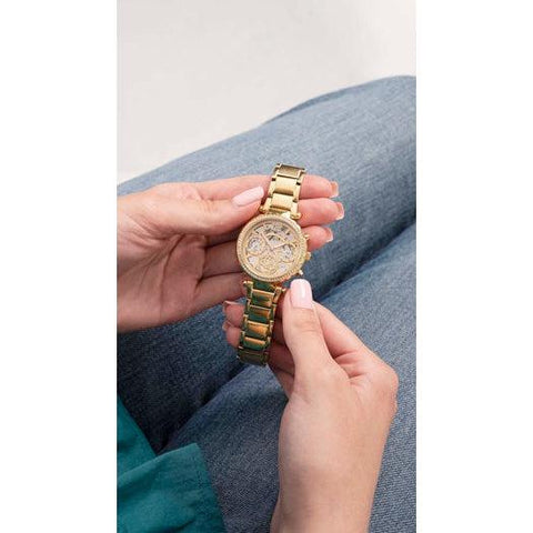 The Watch Boutique Guess Solstice Gold Tone Multi-Function Ladies Watch GW0403L2