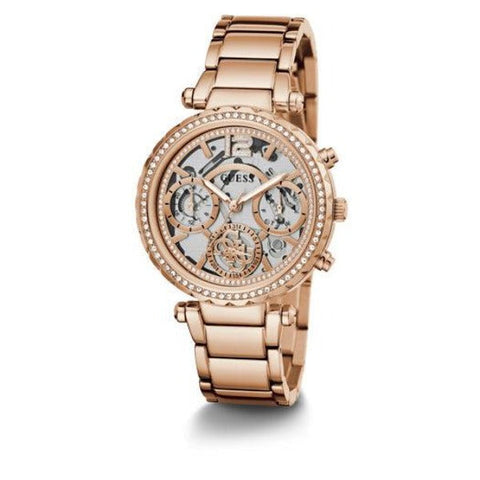 The Watch Boutique Guess Solstice Rose Gold Tone Multi-Function Ladies Watch GW0403L3