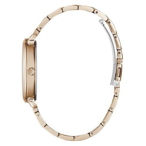 The Watch Boutique Guess Sparkling Rose Rose Gold Tone Analog Ladies Watch GW0242L3