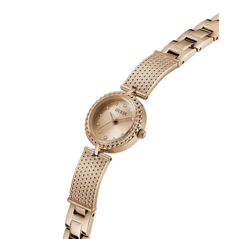 The Watch Boutique Guess Stainless Steel Analog Rose Gold Women’s Watch