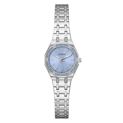 The Watch Boutique Guess Swarovski ReCreated Silver Tone Analog Watch