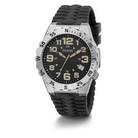 The Watch Boutique Guess Territory Silver Tone Date Gents Watch GW0322G1