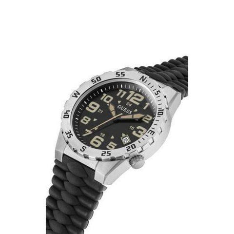 The Watch Boutique Guess Territory Silver Tone Date Gents Watch GW0322G1