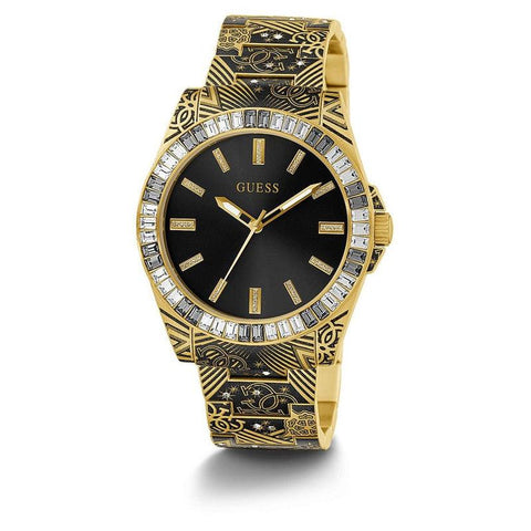The Watch Boutique Guess Throne Gold Tone Analog Gents Watch GW0496G2