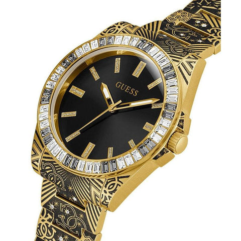 The Watch Boutique Guess Throne Gold Tone Analog Gents Watch GW0496G2