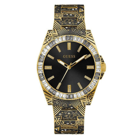 The Watch Boutique Guess Throne Gold Tone Analog Gents Watch GW0496G2