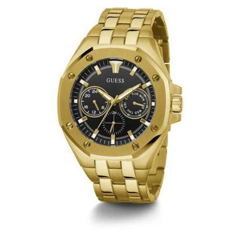 The Watch Boutique Guess Top Gun Gold Tone Analog Gents Watch GW0278G2