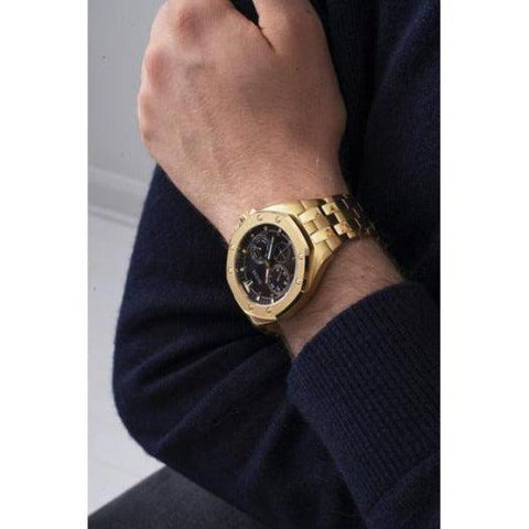 The Watch Boutique Guess Top Gun Gold Tone Analog Gents Watch GW0278G2
