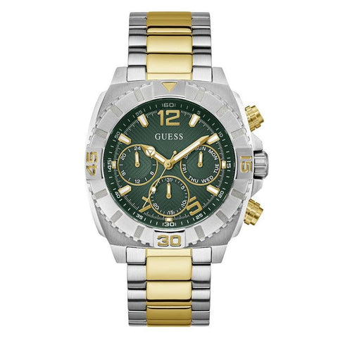 The Watch Boutique Guess Traction Green Dial Multifunction Watch