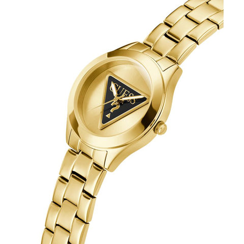 The Watch Boutique Guess Tri Plaque Champagne Dial Analog Watch