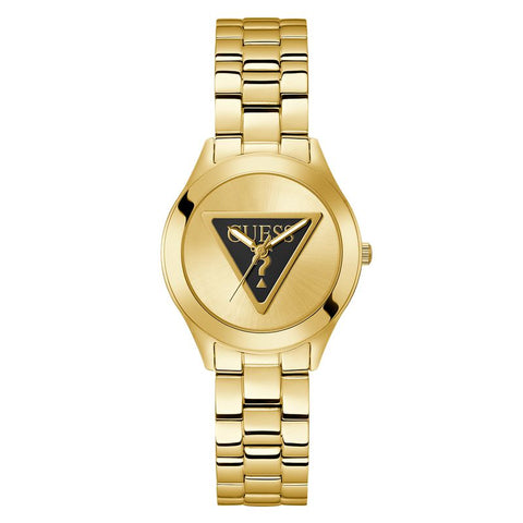 The Watch Boutique Guess Tri Plaque Champagne Dial Analog Watch