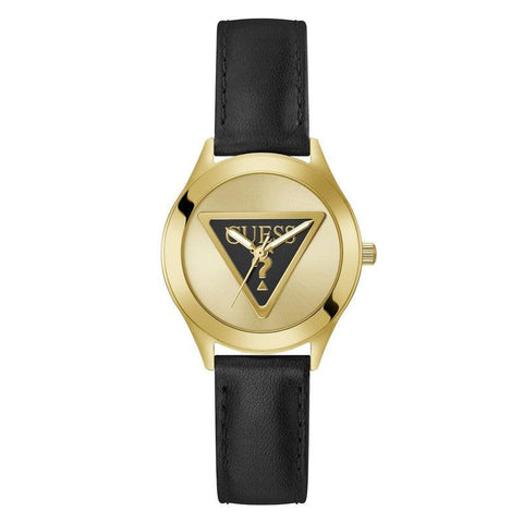 The Watch Boutique Guess Tri Plaque Champagne Dial Analogue Watch