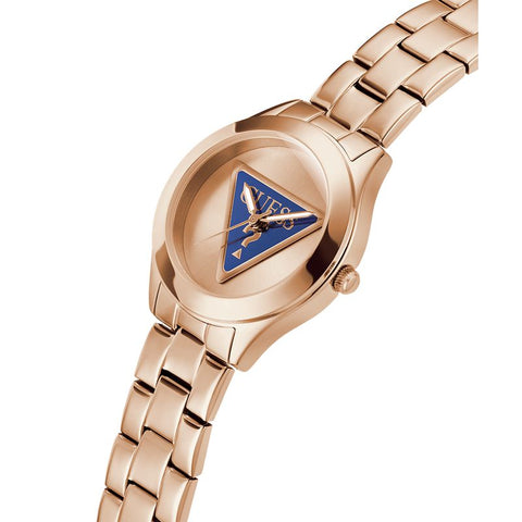 The Watch Boutique Guess Tri Plaque Rose Gold Dial Analog Watch