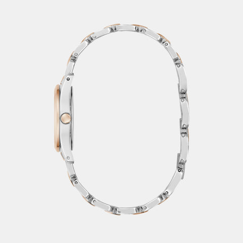 The Watch Boutique Guess Veda White Dial Stainless Steel Quartz Watch