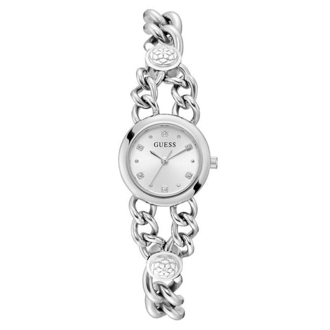 The Watch Boutique Guess Vienna Silver Dial Analogue Watch