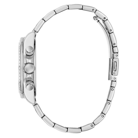 The Watch Boutique Guess Women's Elegant Victoria Silver Tone Analog Watch