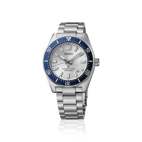 Seiko Prospex HBC005J1 Men's Limited Edition Automatic Diver Watch Silver-White Blue