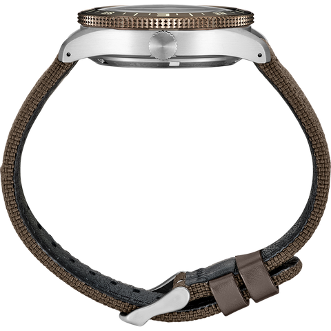 Seiko 5 Sports Field Automatic Watch Brown Dial Nylon Strap