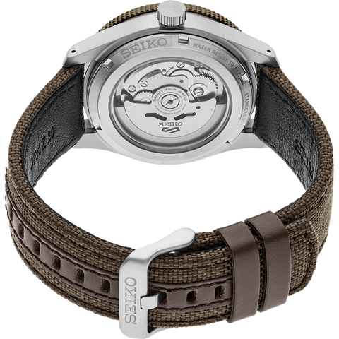 Seiko 5 Sports Field Automatic Watch Brown Dial Nylon Strap