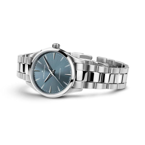 The Watch Boutique Hamilton Jazzmaster Quartz Blue Dial H32301141