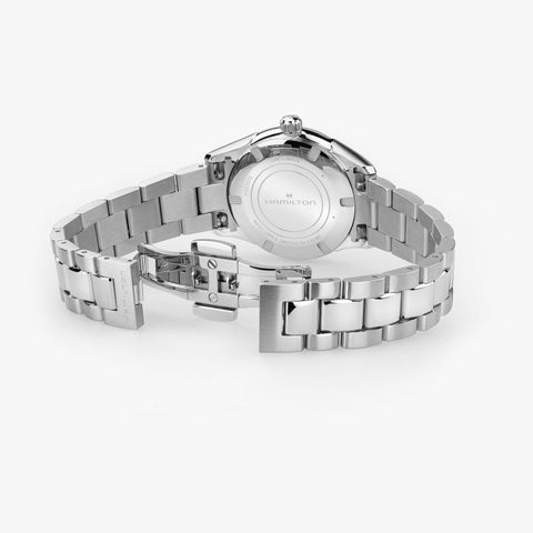 The Watch Boutique Hamilton Jazzmaster Quartz Pink Dial H32301171