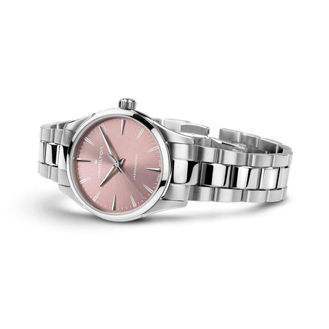 The Watch Boutique Hamilton Jazzmaster Quartz Pink Dial H32301171