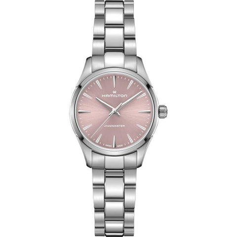 The Watch Boutique Hamilton Jazzmaster Quartz Pink Dial H32301171