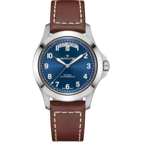 The Watch Boutique Hamilton Khaki Field King Day-Date Automatic Blue Dial H64475540