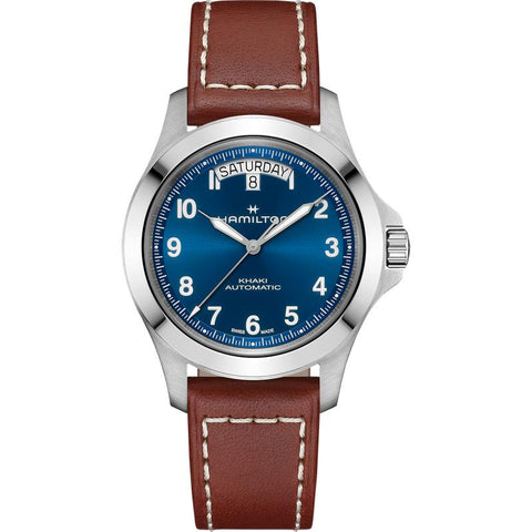 The Watch Boutique Hamilton Khaki Field King Day-Date Automatic Blue Dial H64475540