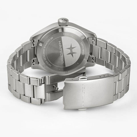 The Watch Boutique Hamilton Khaki Field Power Reserve Mechanical Blue Dial H69509140