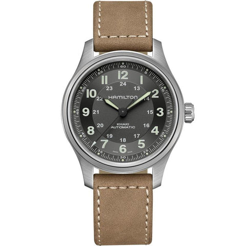The Watch Boutique Hamilton Khaki Field Titanium Auto H70545550