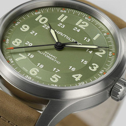 The Watch Boutique Hamilton Khaki Field Titanium Auto H70545560