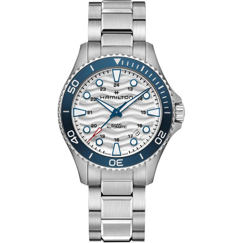 The Watch Boutique Hamilton Khaki Navy Scuba Auto Automatic White Dial H82425110