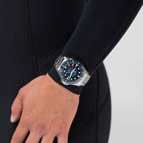 The Watch Boutique Hamilton Khaki Navy Scuba Auto GMT Automatic Blue Dial H82535140