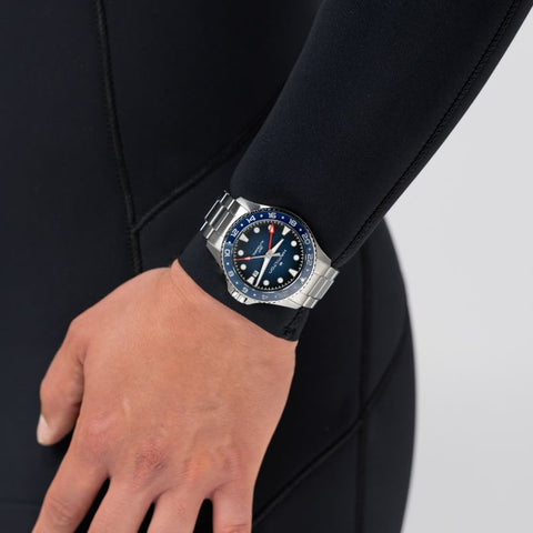 The Watch Boutique Hamilton Khaki Navy Scuba Auto GMT Automatic Blue Dial H82535140