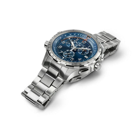 The Watch Boutique Hamilton Khaki X-Wind GMT Chrono Quartz H77922141