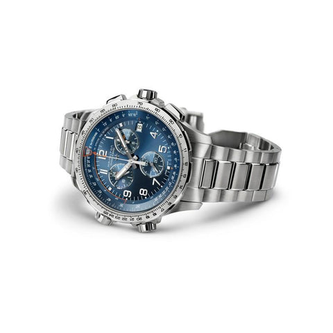The Watch Boutique Hamilton Khaki X-Wind GMT Chrono Quartz H77922141
