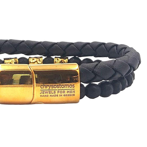 The Watch Boutique Handmade Leather Men's Bracelet