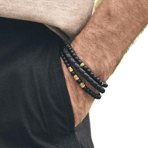 The Watch Boutique Handmade Leather Men's Bracelet