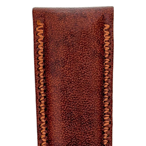 The Watch Boutique Hirsch ASCOT English Leather Watch Strap in GOLD BROWN