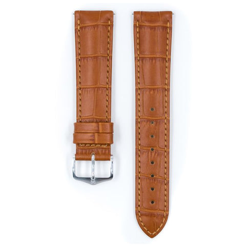 The Watch Boutique Hirsch DUKE Calf Watch Strap in HONEY