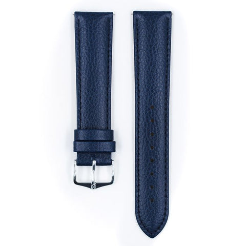 The Watch Boutique Hirsch KANSAS Calf Watch Strap in BLUE