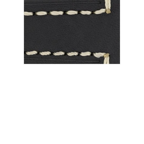 The Watch Boutique Hirsch LIBERTY Leather Watch Strap in BLACK