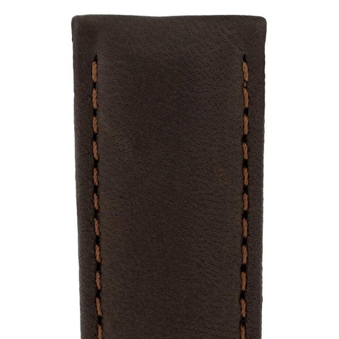 The Watch Boutique Hirsch MERINO Nappa Leather Watch Strap in BROWN