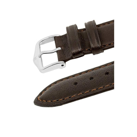 The Watch Boutique Hirsch MERINO Nappa Leather Watch Strap in BROWN
