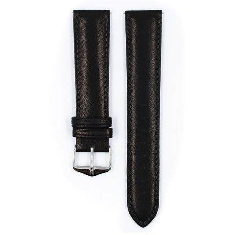 The Watch Boutique Hirsch MERINO Sheep Watch Strap in BLACK